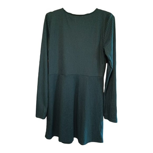 Cape Juby Short Dress/Tunic Emerald Green Wmn's Sz L Office School Casual Travel - Picture 3 of 7